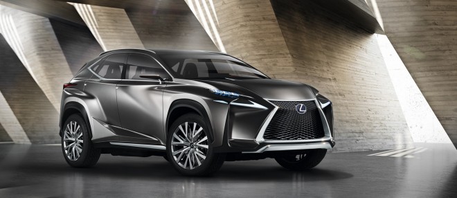 Svetová premiéra koncepčného crossoveru LF-NX od spoločnosti Lexus na autosalóne vo Frankfurte 2013