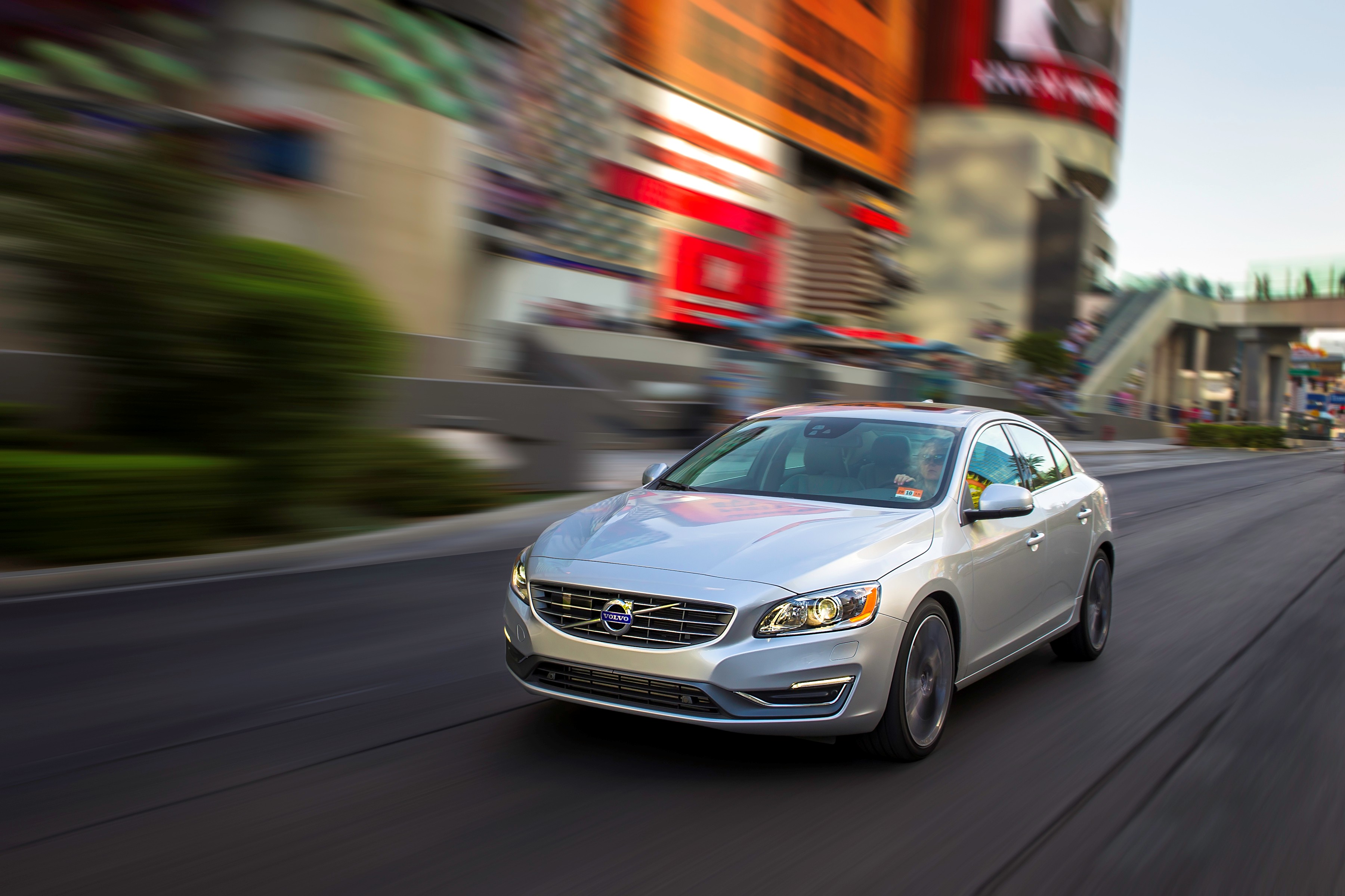 Volvo S60, exterior, front, side, driving