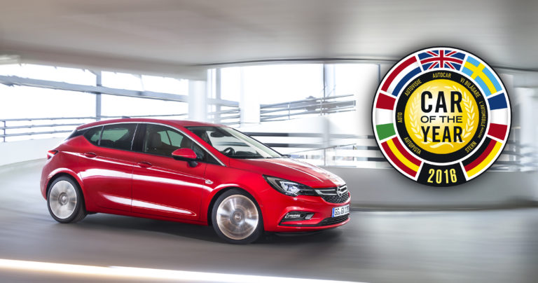 Opel Astra získal európsky titul Auto roka / Car of the Year 2016