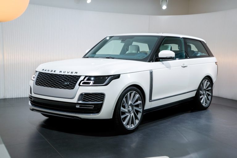 Jaguar Land Rover at the 2018 Geneva Motorshow.