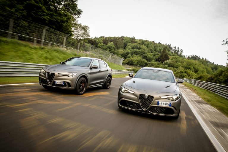 Stelvio a Giulia NRING: stelesnenie dokonalosti Alfa Romeo
