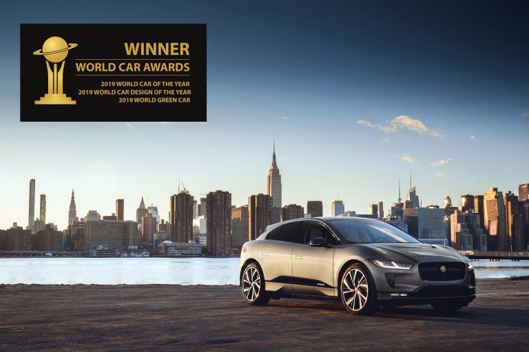 JAGUAR I-PACE ZAZNAMENAL NEVÍDANÉ TROJITÉ VÍŤAZSTVO V ANKETE SVETOVÉ AUTO 2019
