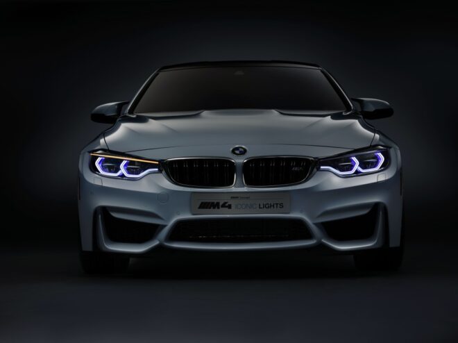BMW M4 Concept Iconic Lights – zářivé nápady pro více radosti z jízdy.