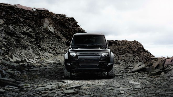 DEFENDER OCTA BLACK: ODOLNÁ LUXUSNÁ ROCKOVÁ HVIEZDA 4 × 4