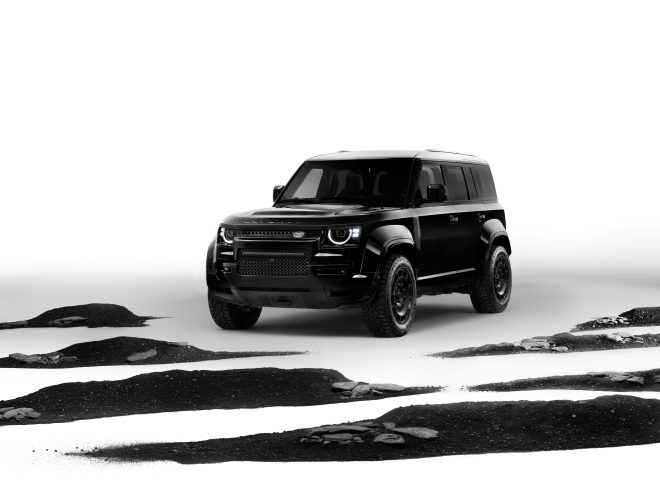 DEFENDER OCTA BLACK: ODOLNÁ LUXUSNÁ ROCKOVÁ HVIEZDA 4 × 4