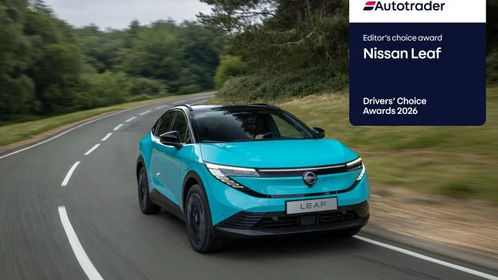 Nissan LEAF získal ocenenie Editor’s Choice na Autotrader Drivers’ Choice Awards 2026