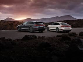 Audi A6 Avant e-tron / Audi A6 Sportback e-tron - Static photo, Colours: Magnet grey, Siam beige metallic
