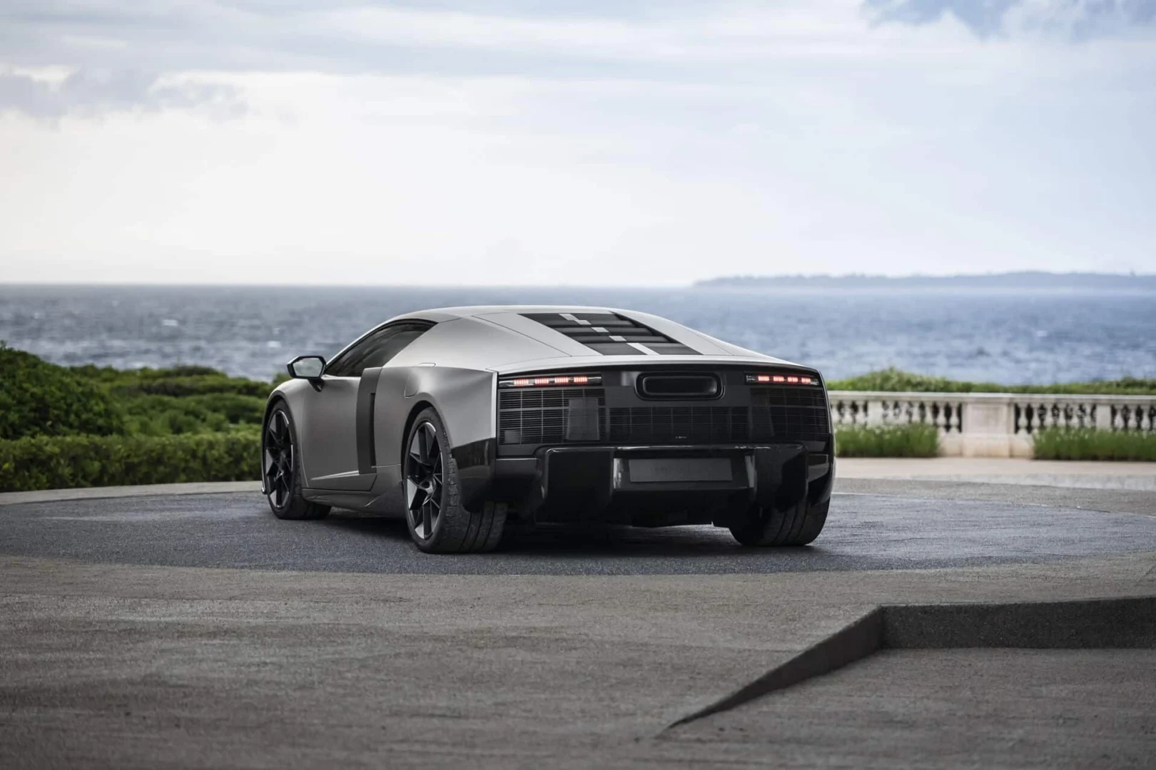Audi Nuvolari - Titanium, outdoor static photo, exterior, rear three-quarter view