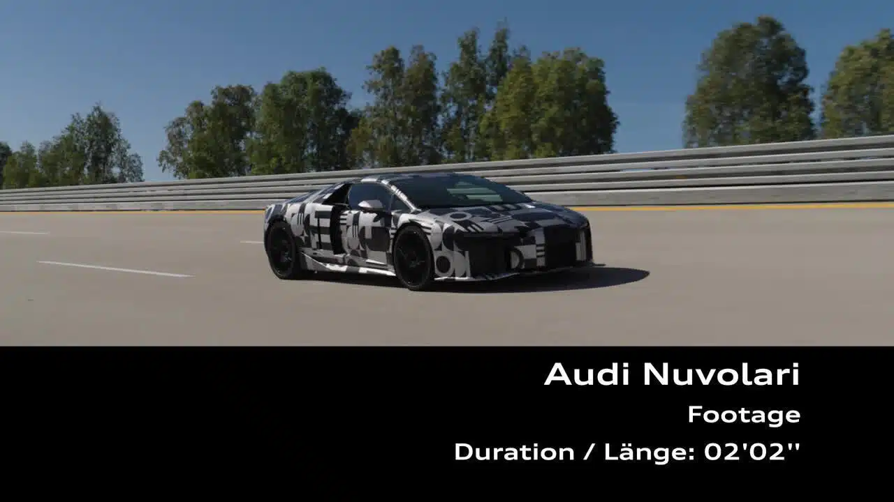 Audi Nuvolari prototype – Footage (on location)