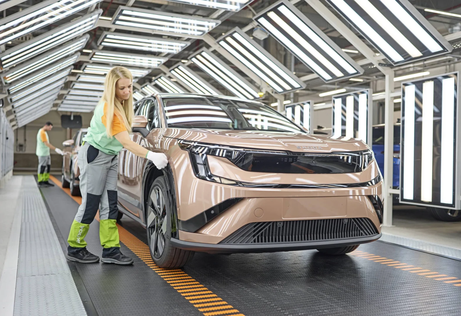 Škoda Auto spustila výrobu nového elektromobilu Peaq v Mladej Boleslavi