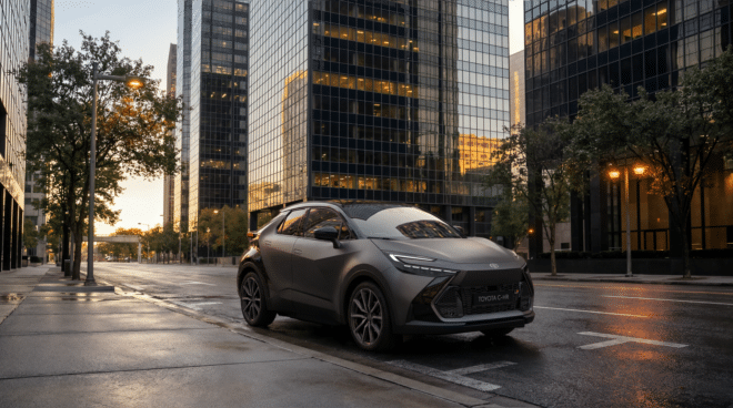 Toyota C-HR GR SPORT oslavuje 10 rokov s novým odtieňom Onyx Grey matte a 20-palcovými kolesami