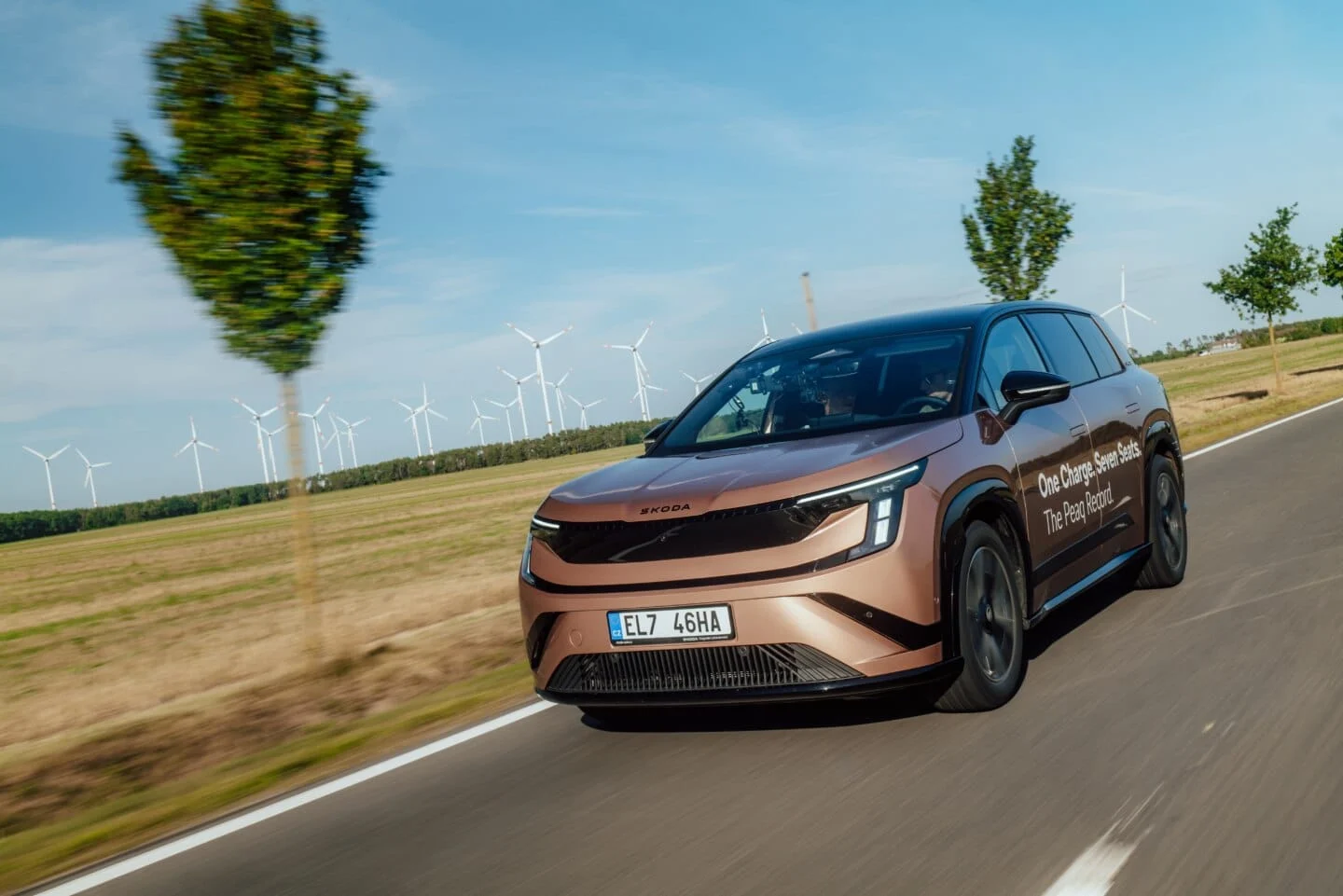 Škoda Peaq prešla 936 km na jedno nabitie a stanovila rekord medzi sedemmiestnymi elektrickými SUV