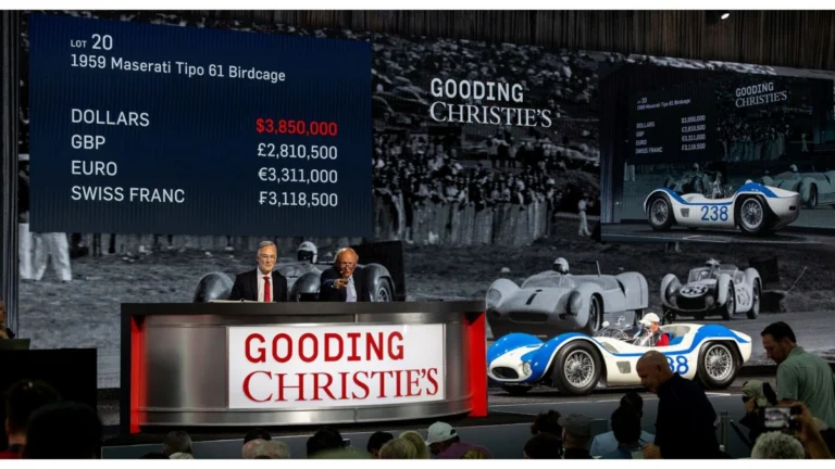 Maserati Tipo 61 Birdcage sa na aukcii predal za 4,24 milióna dolárov