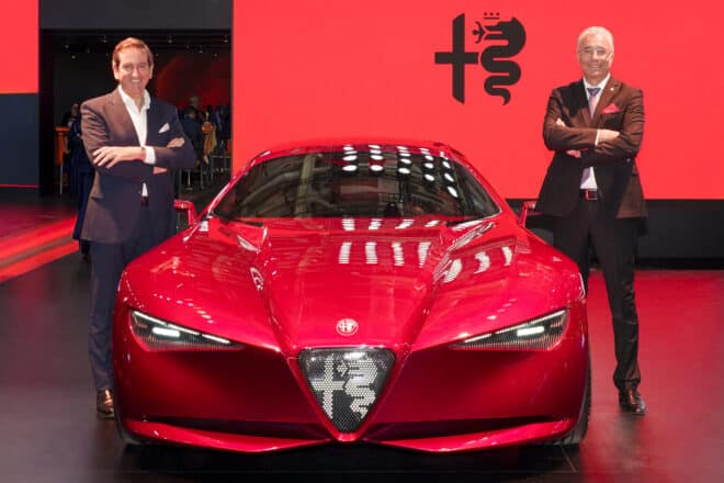S. Ficili and A. Mesonero at Paris Motor Show 2026