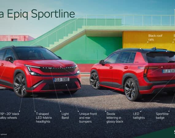 Škoda Epiq Sportline dostáva športový vzhľad a dve výkonové verzie