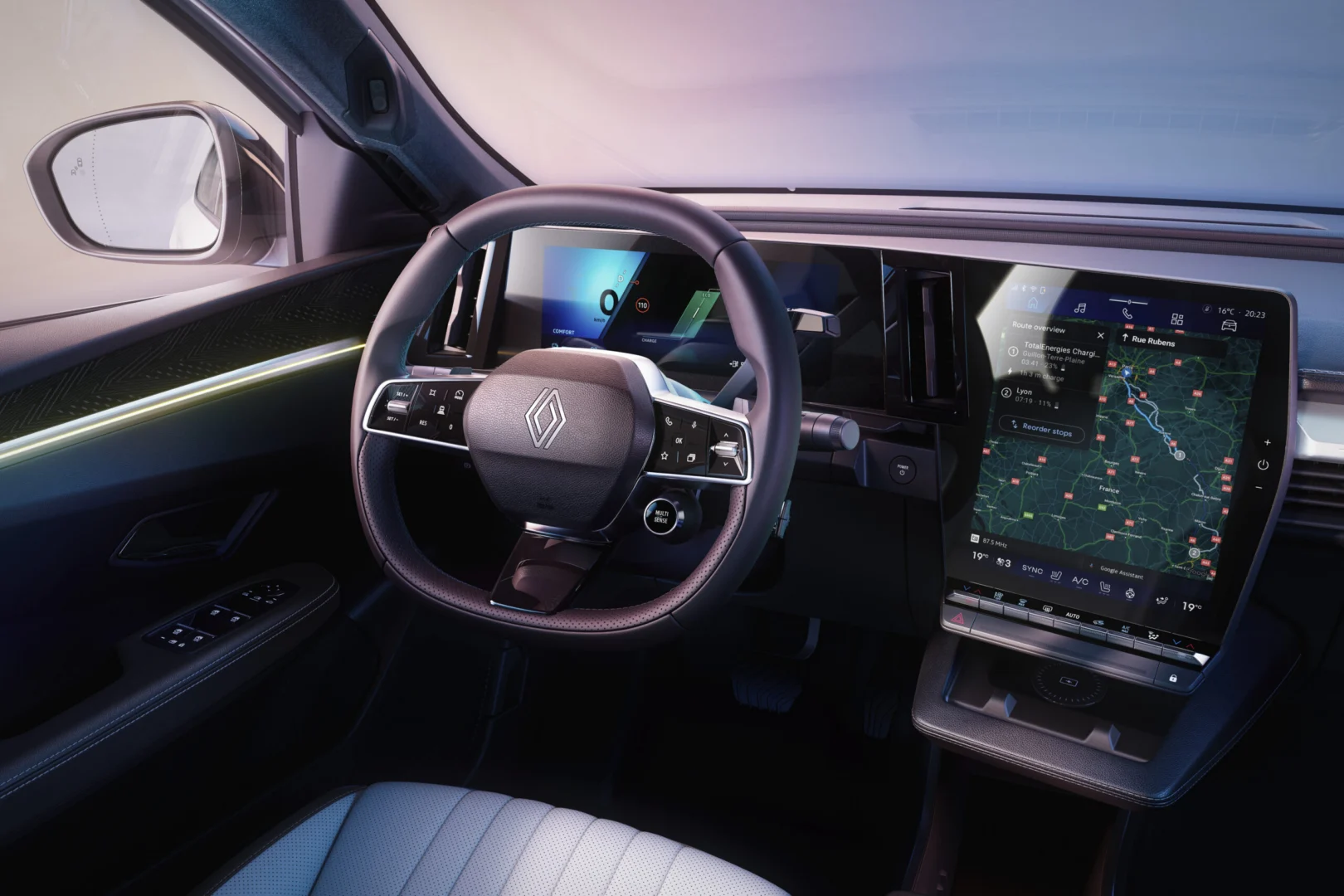Renault Scenic E-Tech electric dostáva väčší dojazd, rýchlejšie nabíjanie aj nové digitálne funkcie