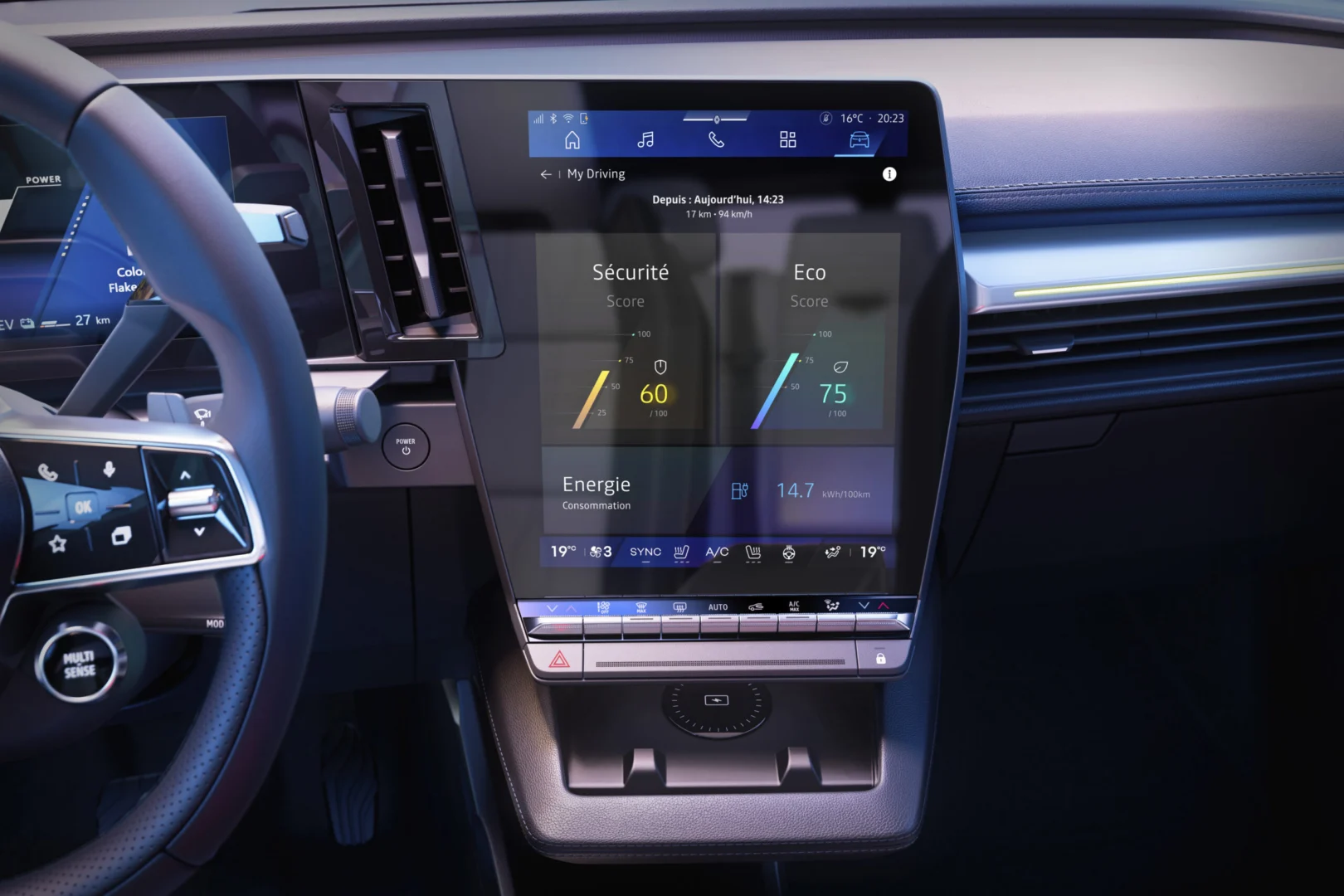Renault Scenic E-Tech electric dostáva väčší dojazd, rýchlejšie nabíjanie aj nové digitálne funkcie